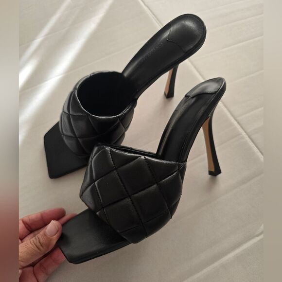 Tony Bianco Betty High Heel Sandals Size 10 In Black - Picture 3 of 12